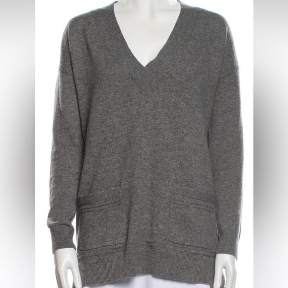 Sezane Sweaters - Sezane 100% cashmere rare grey jumper / sweater -size Small
